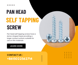 Pan head self tapping screw