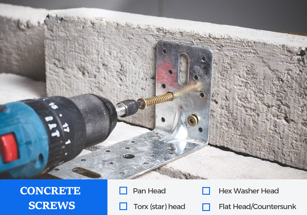 Concrete screws