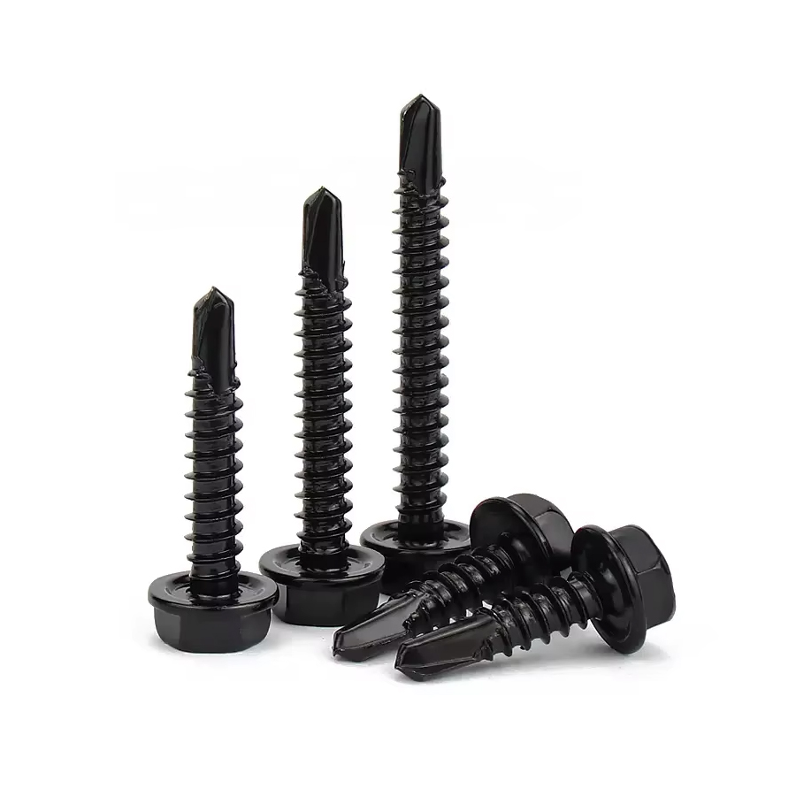 Black Metal Roofing Screws
