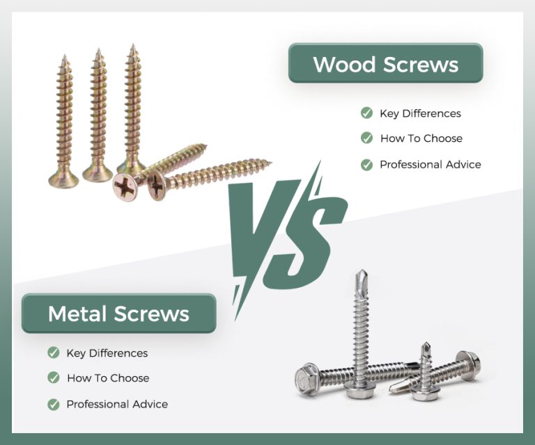 Wood Screws vs Metal Screws