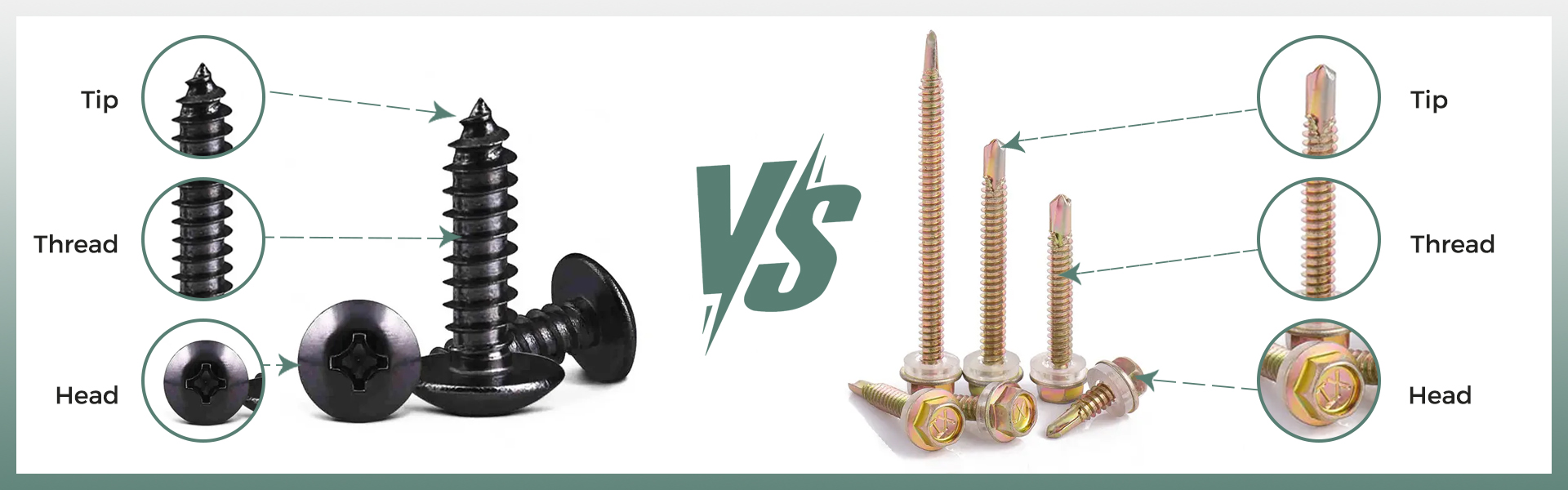 Wood Screws vs Metal Screws