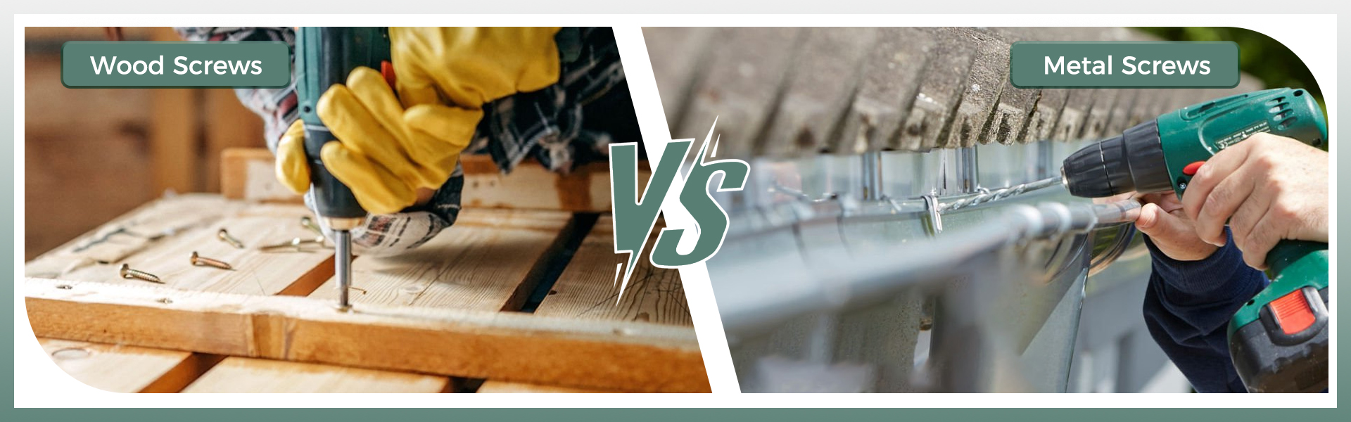 Wood Screws vs Metal Screws