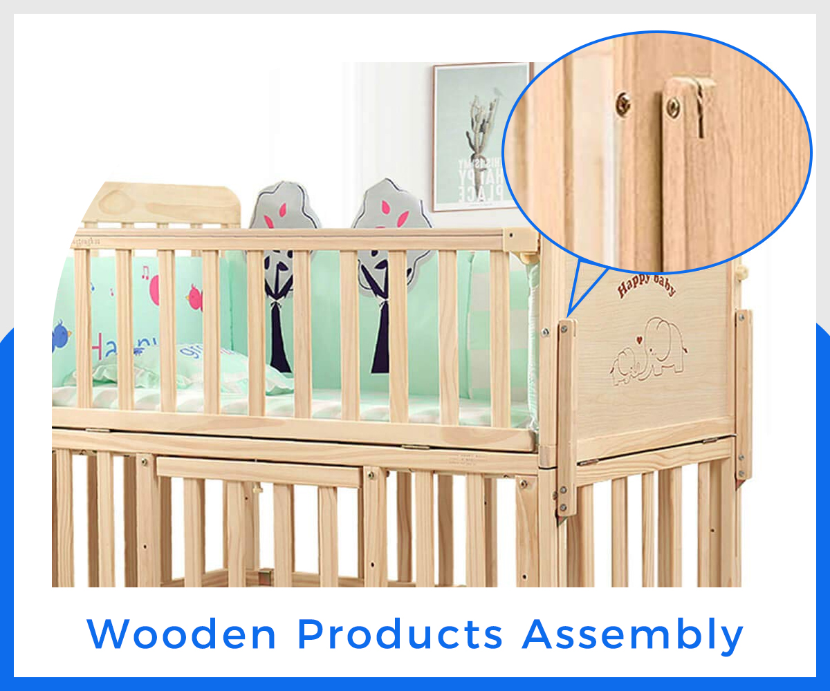 Wooden toys and wooden products assembly