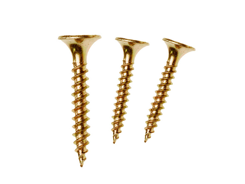 yellow zinc drywall screws