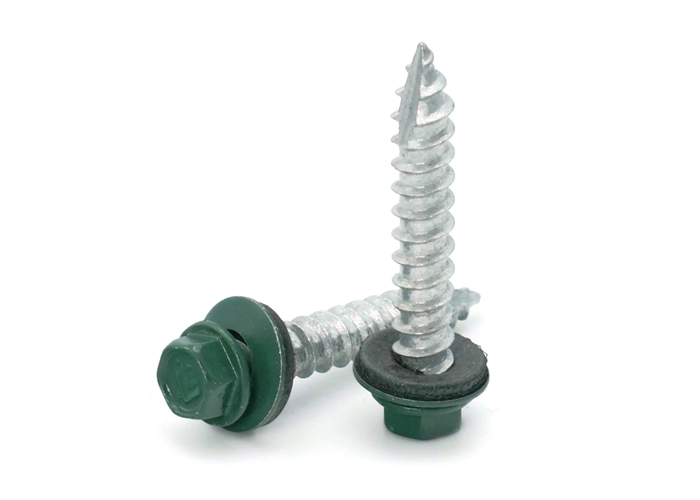 Green Metal Roofing Screws