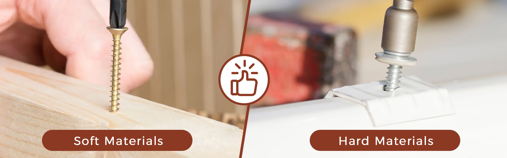 Choose Screw Size According To Material