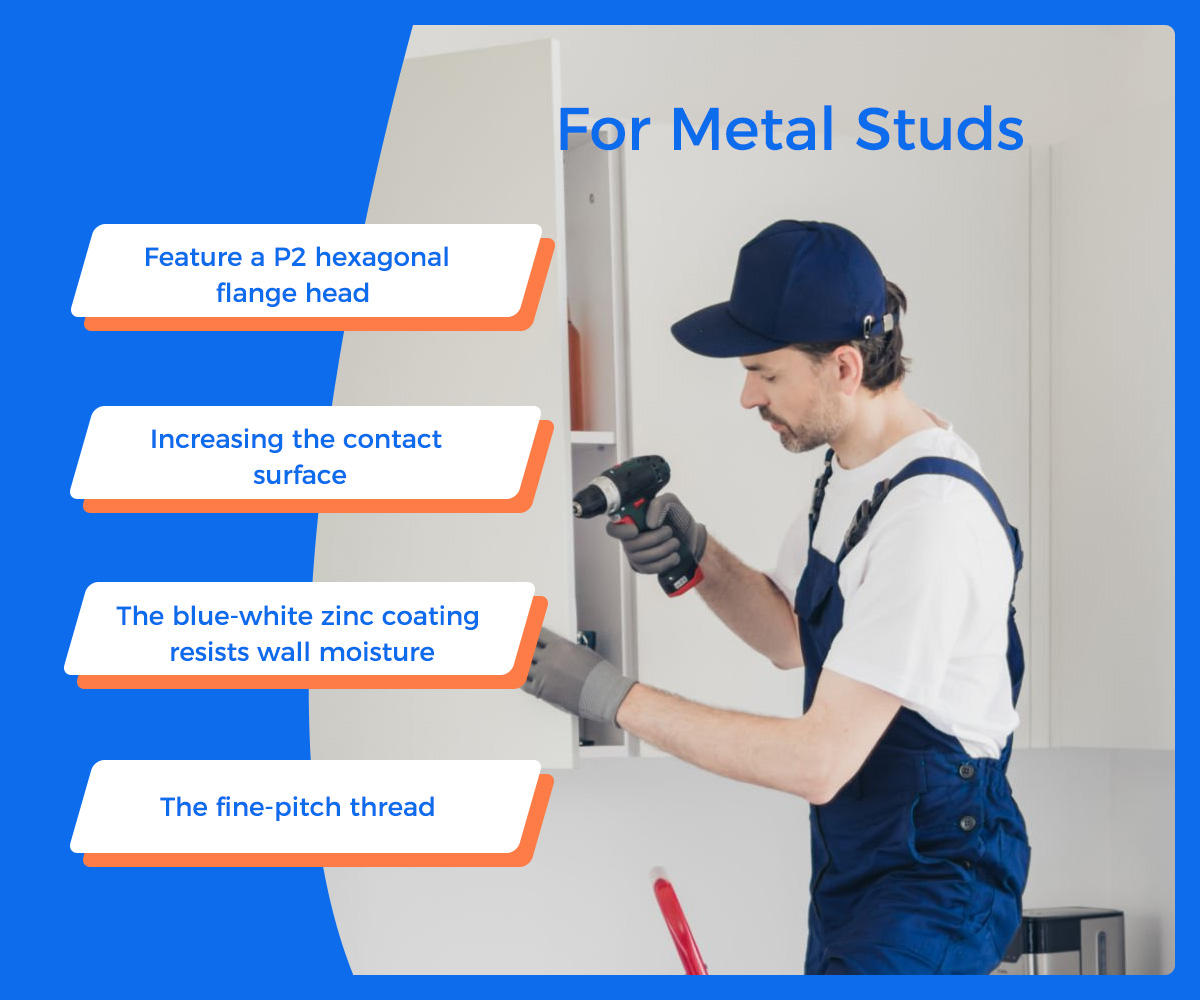 Cabinet Screws For Metal Studs