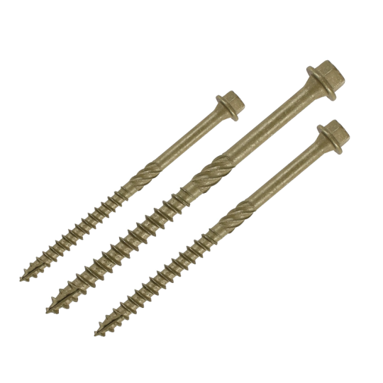 hex head timber screws